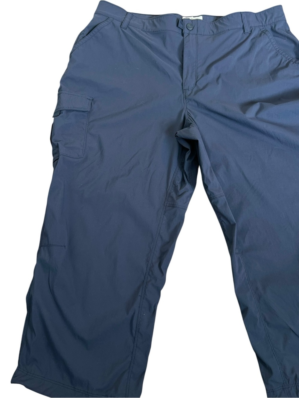 L.L.Bean Women’s XL MT Navy Cargo Capri Pants Lightweight Nylon Hiking Outdoor - Picture 3 of 9